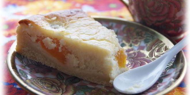 Рецепт Персикового тарта с франжипаном