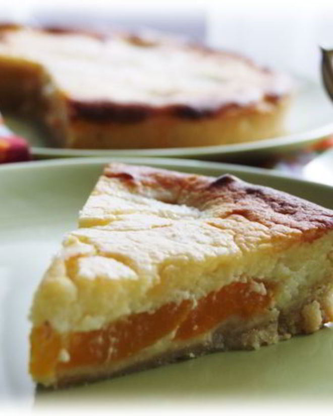 Рецепт персикового тарта с франжипаном