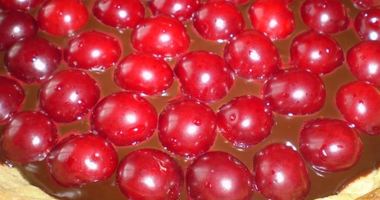 Рецепт Шоколадна-вишневого тарт