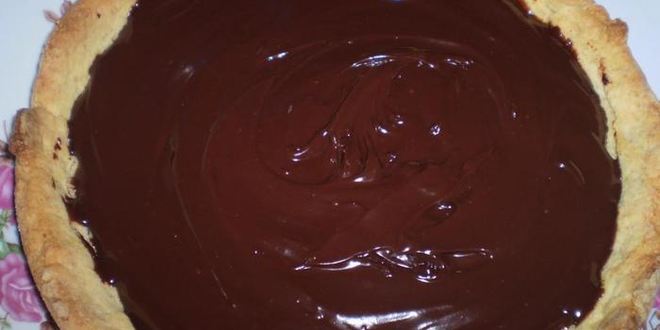 Рецепт шоколадна-вишневого тарт