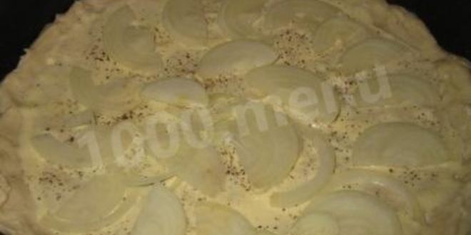 Рецепт тарта фламбе