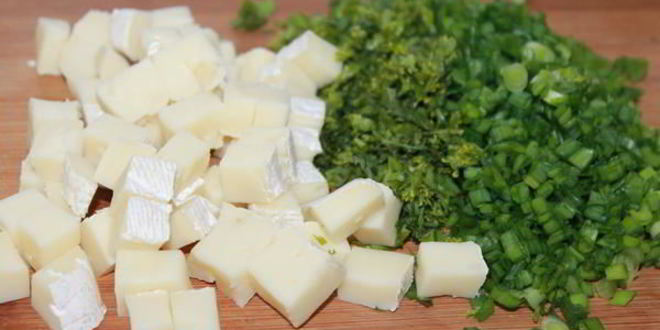 Рецепт тарта из поленты с луком пореем