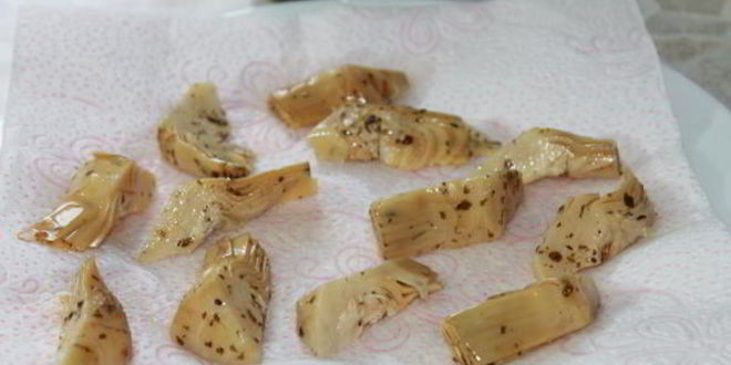 Рецепт тарта из поленты с луком пореем