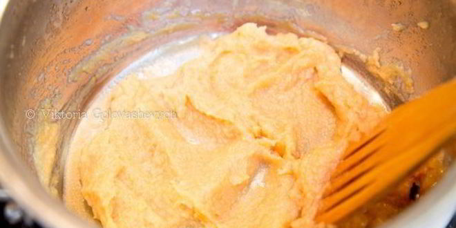 Рецепт тарта с айвой и сырным муссом