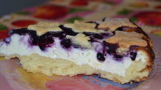 Рецепт Тарта с черникой Звездное небо