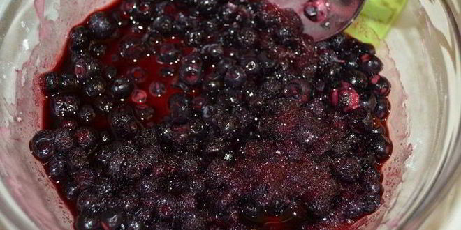 Рецепт тарта с черникой звездное небо