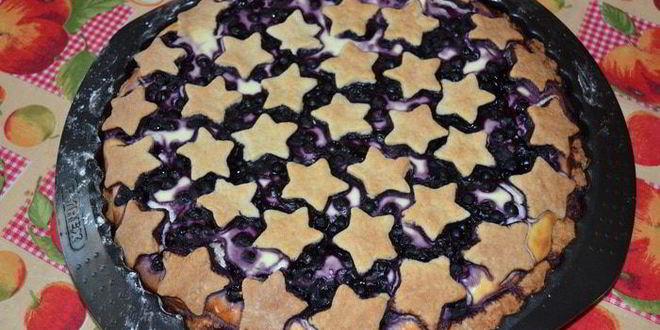 Рецепт тарта с черникой звездное небо