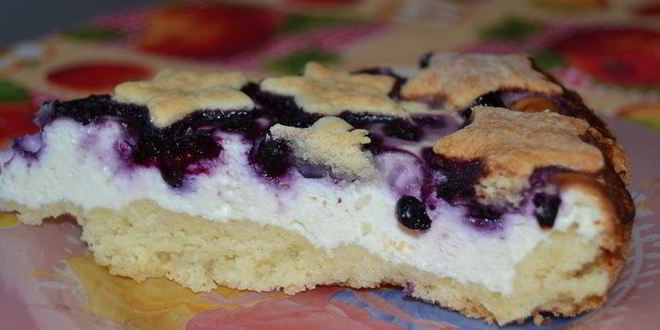 Рецепт тарта с черникой звездное небо