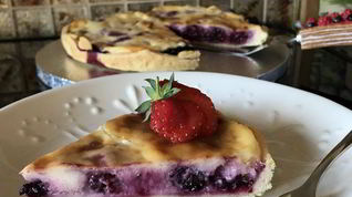 Рецепт Тарта с ежевикой