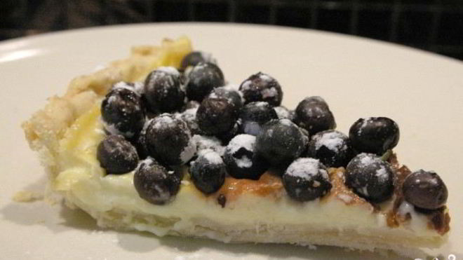 Рецепт тарта с голубикой