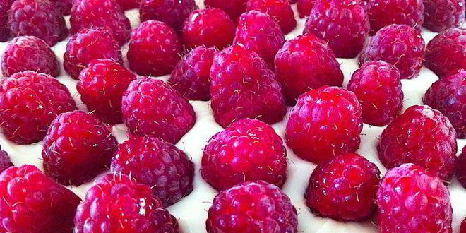 Рецепт тарта с малиной