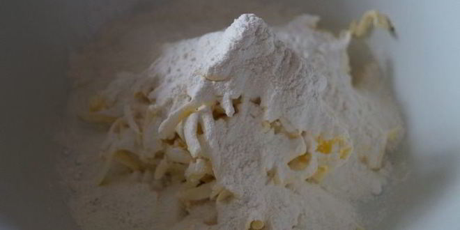 Рецепт тарта с маскарпоне и персиками