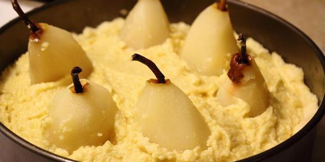 Рецепт тарта с миндальным кремом и мариноваными грушами мечта