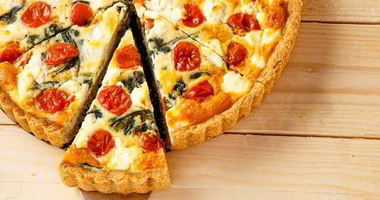 Рецепт Тарта с помидорами и козьим сыром