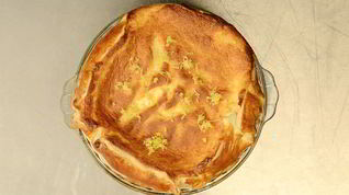 Рецепт Тарта с рикоттой, лимонной цедрой и цукатами