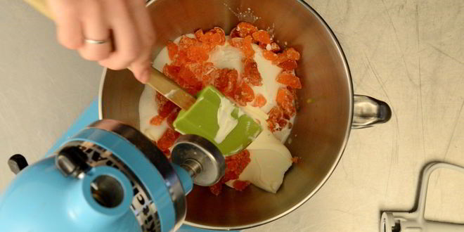 Рецепт тарта с рикоттой, лимонной цедрой и цукатами