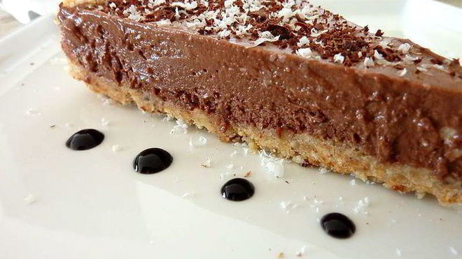 Рецепт тарта с шоколадным муссом