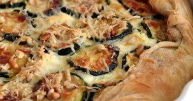 Рецепт Тарта с цукини, томатами и базиликом