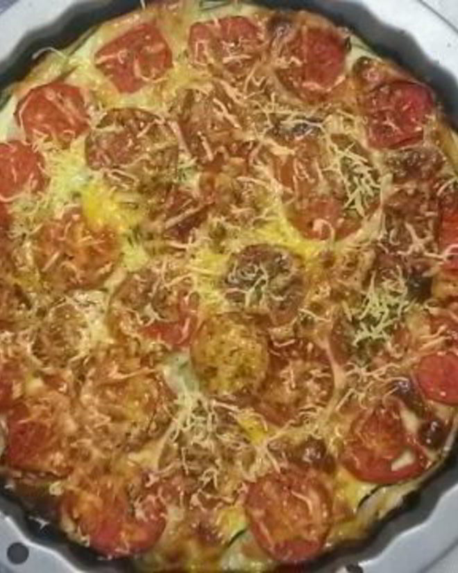 Рецепт тарта с цукини, томатами и базиликом