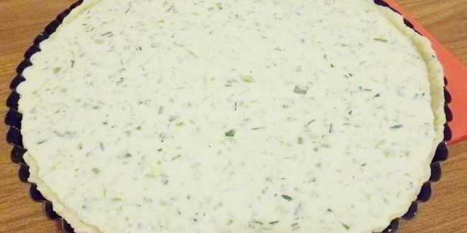 Рецепт тарта с зеленым горошком