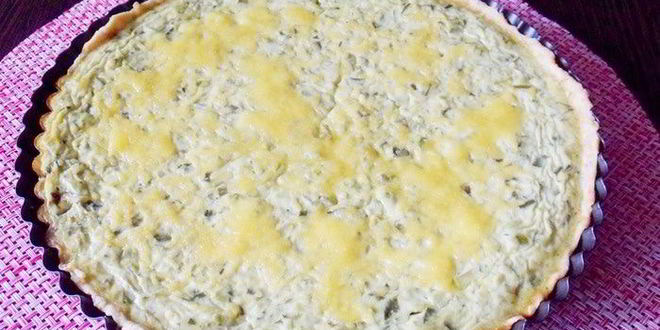 Рецепт тарта с зеленым горошком