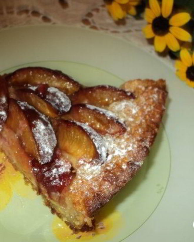 Рецепт тарта со сливами