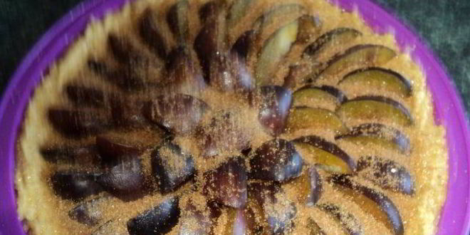 Рецепт тарта со сливами
