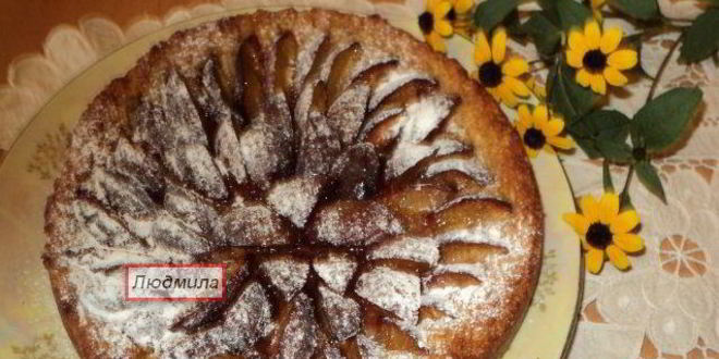 Рецепт тарта со сливами