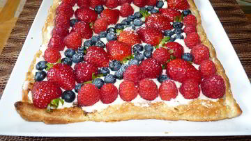 Рецепт Тарта со свежими ягодами