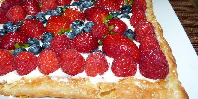 Рецепт тарта со свежими ягодами