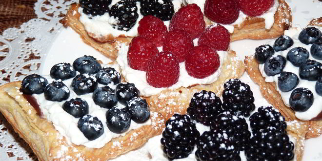 Рецепт тарта со свежими ягодами