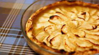 Рецепт Тарта татен с яблоками из слоеного теста