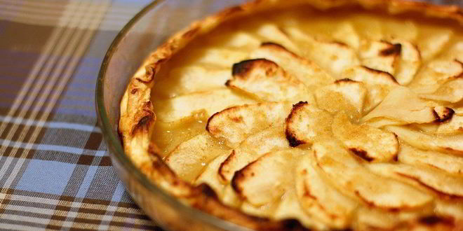 Рецепт Тарта татен с яблоками из слоеного теста