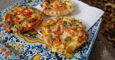 Рецепт Тартов с раковыми шейками и зеленью