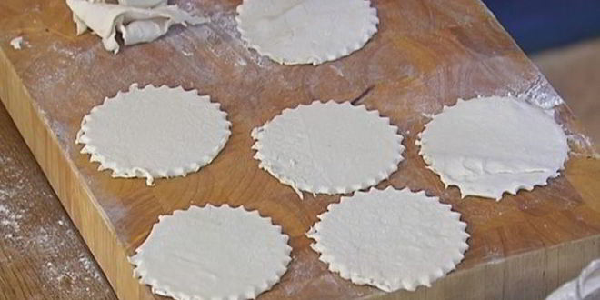 Рецепт тартов с раковыми шейками и зеленью