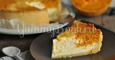 Рецепт Творожного тарта с тыквой