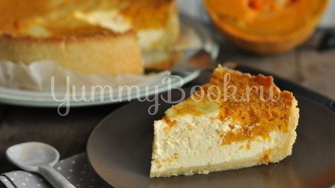 Рецепт творожного тарта с тыквой