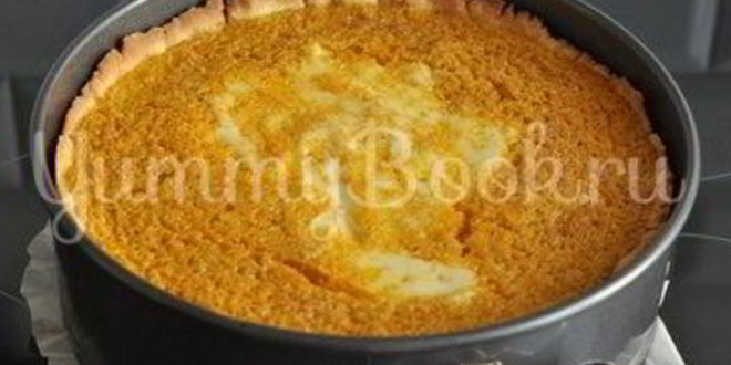 Рецепт творожного тарта с тыквой