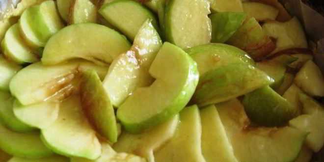 Рецепт воздушного тарта с яблоками