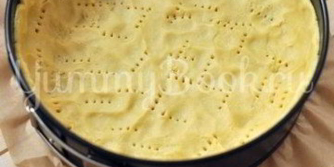 Рецепт яблочного тарта с ревенем