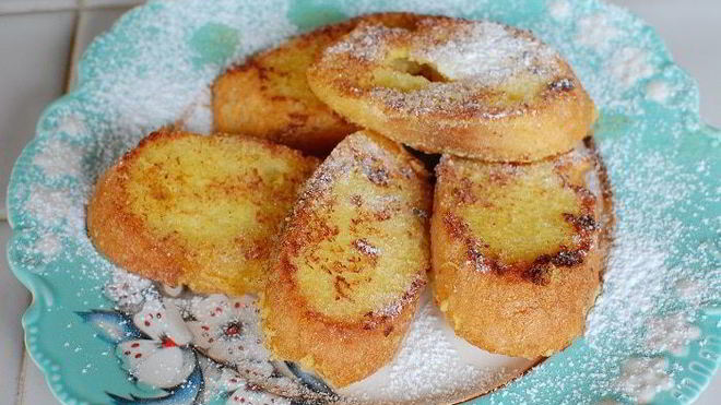 Рецепт ананасовых французских тостов