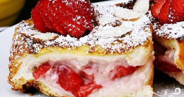 Рецепт Французских тостов с фруктовой начинкой