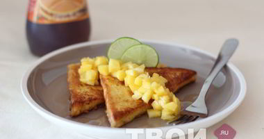 Рецепт Французских тостов с фруктовой сальсой