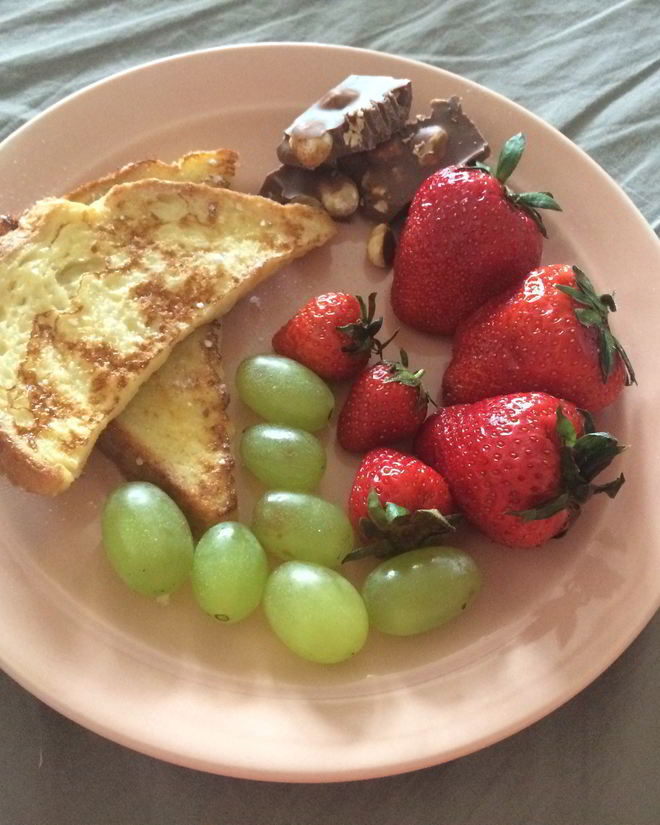 Рецепт французских тостов с ягодами