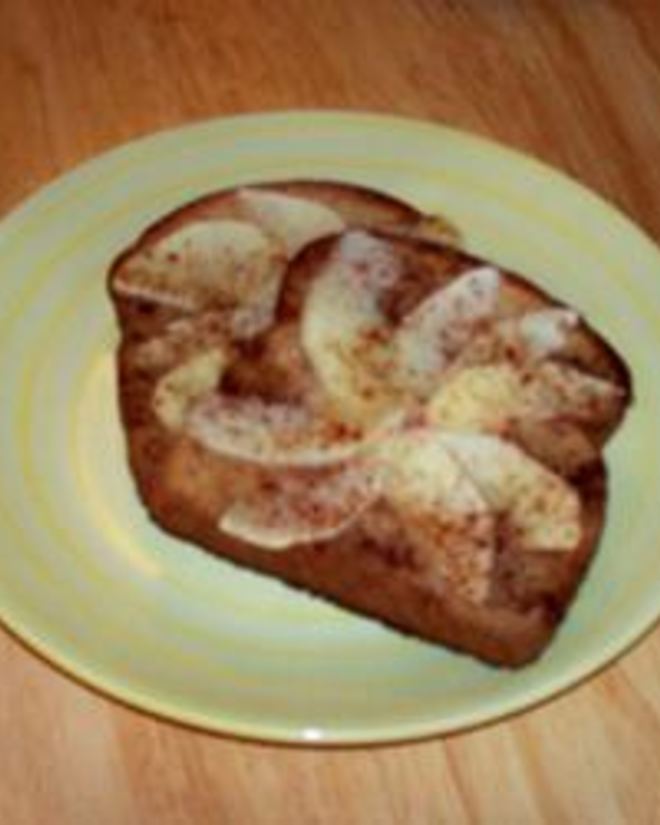 Рецепт хлебных тостов с яблоками