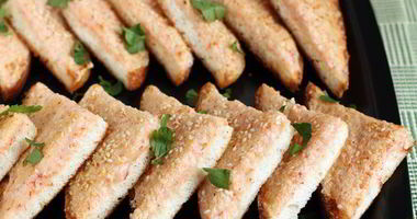 Рецепт Креветочных тостов