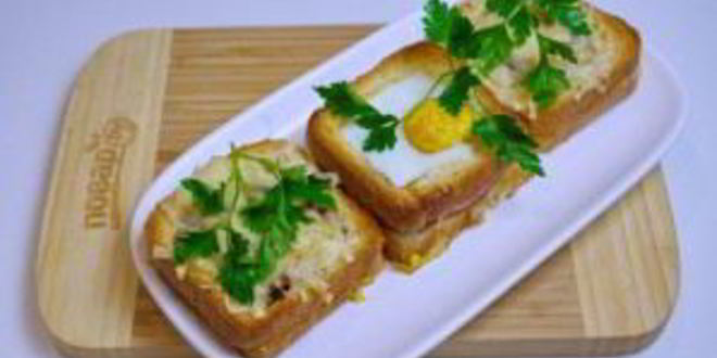Рецепт необычных тостов к завтраку