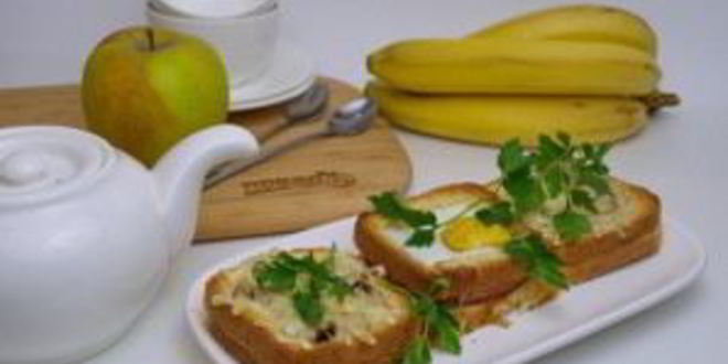 Рецепт необычных тостов к завтраку