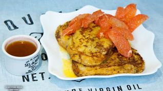 Рецепт Сладких тостов с грейпфрутом