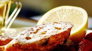 Рецепт Тостов с малиновым пюре